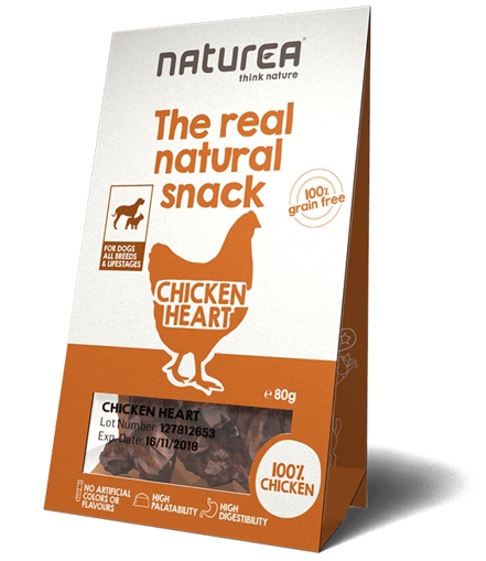 Imagem de NATUREA Snacks Dog | Chicken Heart 80 g