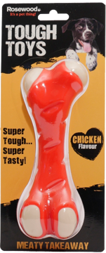 tough Toys Meaty Chicken Takeaway Bone 