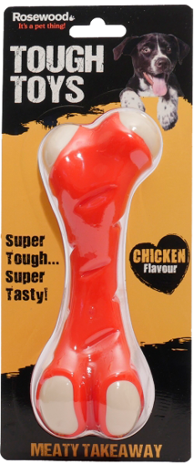 tough Toys Meaty Chicken Takeaway Bone 