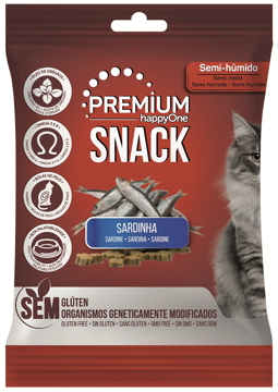 happyOne Premium Snack Gato Sardinha 50g