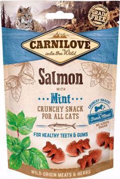 Imagem de CARNILOVE Cat | Crunchy Snack Salmon & Mint 50 g
