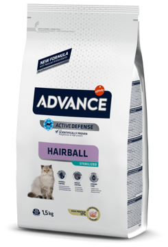 Imagem de ADVANCE Cat | Hairball Sterilised Turkey & Barley