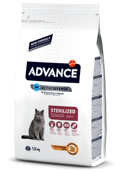 Imagem de ADVANCE Cat | Senior Sterilised Chicken & Barley 1,5 kg