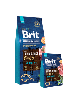 Imagem de BRIT Premium by Nature | Dog Sensitive Lamb & Rice