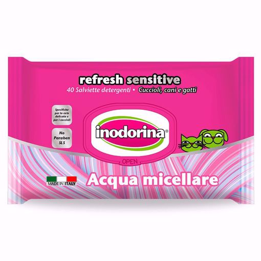 Imagem de INODORINA | Toalhetes Refresh Sensitive Acqua Micellare 40 Toalhetes