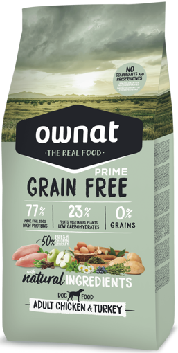 Imagem de OWNAT Cão | Prime Grain Free Adult Chicken & Turkey