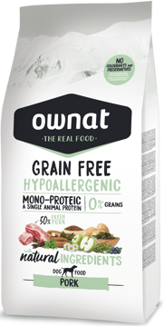 Imagem de OWNAT Cão | Grain Free Hypoallergenic  Pork