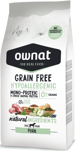 Imagem de OWNAT Cão | Grain Free Hypoallergenic  Pork