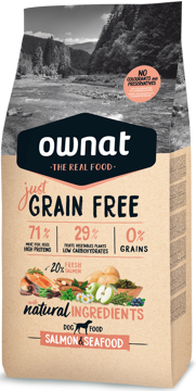 Imagem de OWNAT Cão | Just Grain Free Salmon & Seafood 3 kg