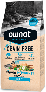 Imagem de OWNAT Cão | Just Grain Free Trout