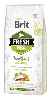 Imagem de BRIT Fresh | Duck With Millet Adult Run & Work 12 kg