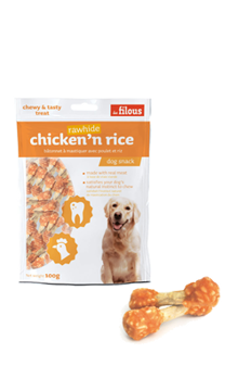 Imagem de LES FILOUS | Snack Chicken & Rice Rawhide 100 g