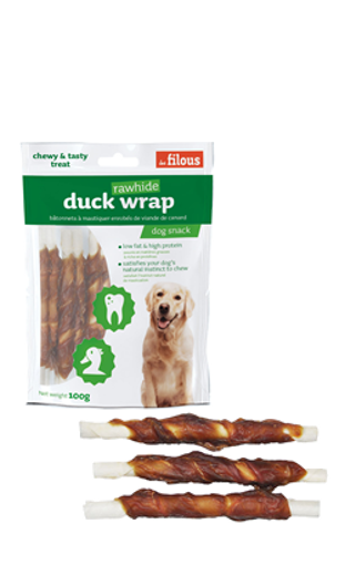 Imagem de LES FILOUS | Snack Duck Wrap Rawhide 100 g