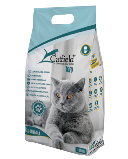 Imagem de CATFIELD | Premium Cat Litter Tofu 6 Litros