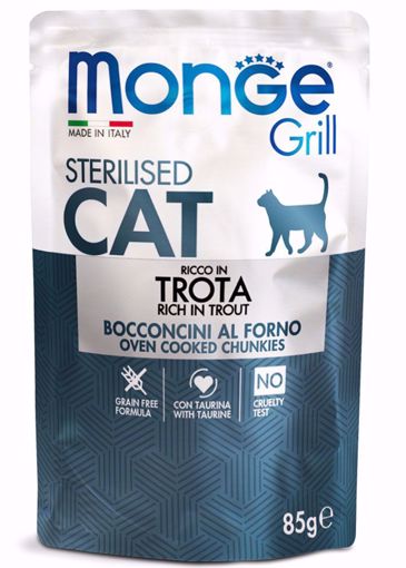 Imagem de MONGE Cat | Wet Grill Sterilised Truta