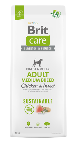 Imagem de BRIT Care | Dog Sustainable Adult Medium Breed Chicken & Insect