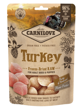 Imagem de CARNILOVE Dog | Freeze-Dried Raw Snacks Turkey 60 g