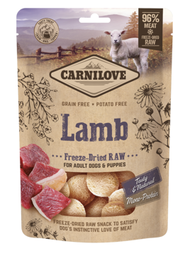 Imagem de CARNILOVE Dog | Freeze-Dried Raw Snacks Lamb 60 g