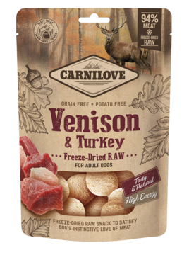 Imagem de CARNILOVE Dog | Freeze-Dried Raw Snacks Venison & Turkey 60 g