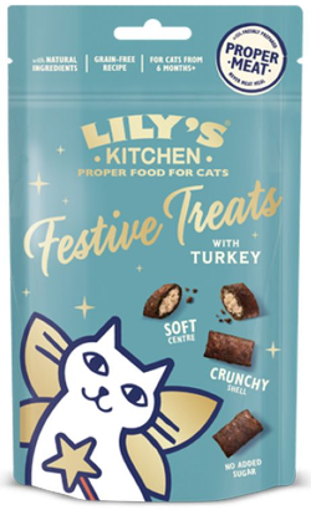 Imagem de LILY'S KITCHEN |  Cat Festive Treats with Turkey 60 g