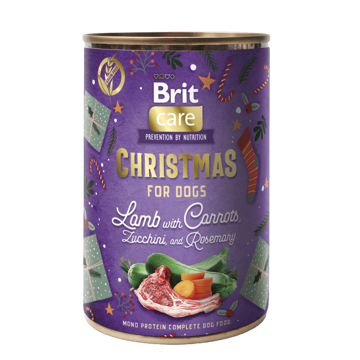 Imagem de Brit Care Dog Christmas | Alimento Húmido para Cão 400 g - Borrego e Cenoura